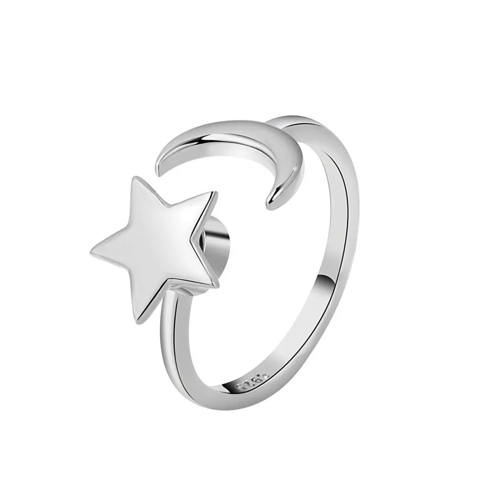 Magnetic Sunflower Spinner Ring Classic