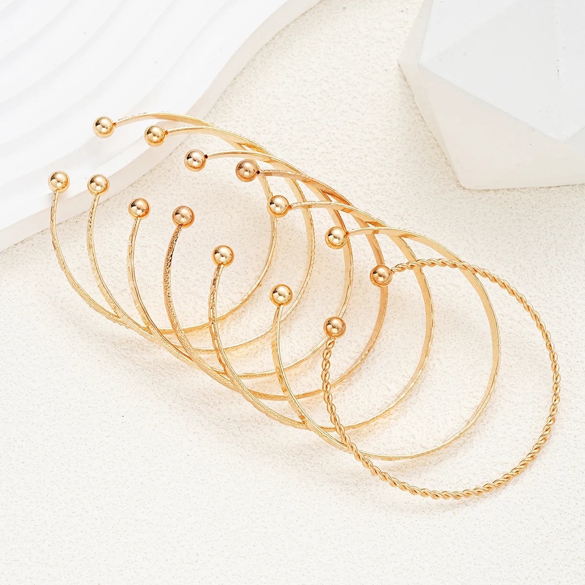 Urban Edge Gold Bracelets